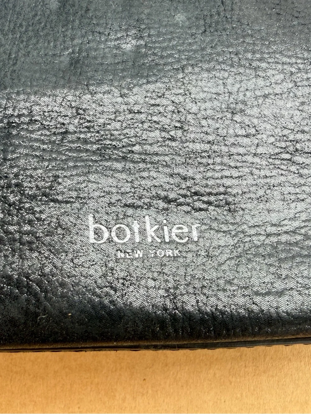 Botkier New York Black Leather Crossbody Bag Studded Y2K